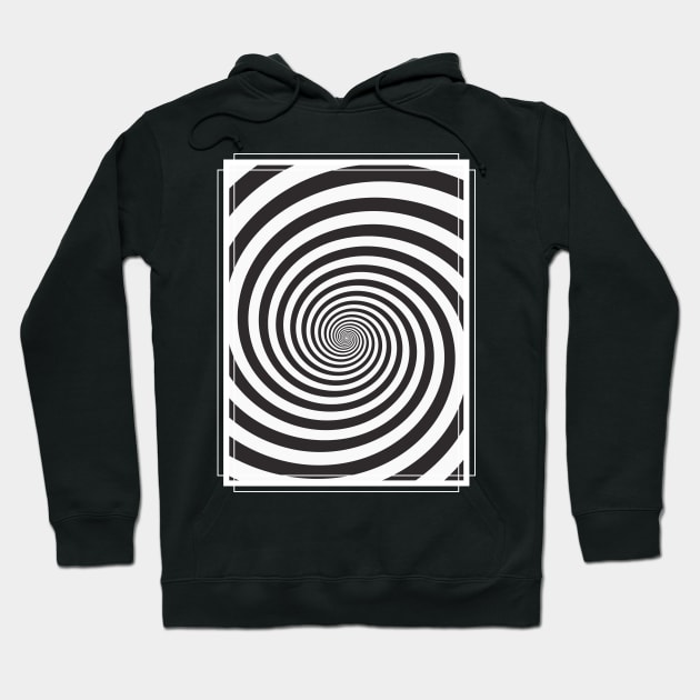 Spiral Vortex Hypno Hoodie by Nerdlight Shop